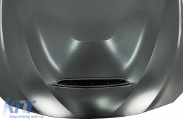 Stoßstange für BMW 4 F32 F33 F36 13-17 M4 Look Schwarz Gitter Front-Kotflügel Motorhaube-image-6074976
