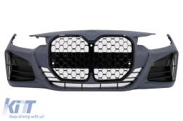 image-63-Stoßstange für BMW 4er F32 F33 F36 Coupe Cabrio Gran Coupe M4 Look Kühlergrill