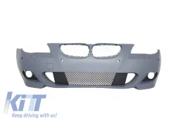 Stoßstange für BMW 5 E60 E61 07-10 M-Tech Design Gitter Doppelstreifen-image-6021792