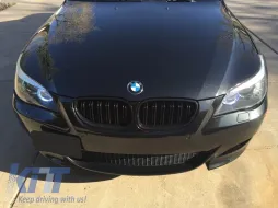Stoßstange für BMW 5 E60 E61 07-10 M-Tech Design Gitter Doppelstreifen-image-6021798