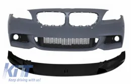 image-37-Stoßstange für BMW F10 F11 5er 11-17 Frontgrill Lippenspoiler M-Performance Look