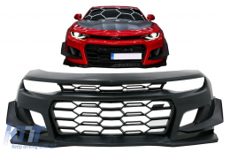 Stoßstange für Chevrolet Camaro LT RS SS 2015-2018 Kühlergrill Unterlippe Klappen-image-6127828