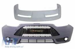 image-57-Stoßstange für Ford Focus MK3 11-14 ST Look Add-On Dachspoiler Wabengitter