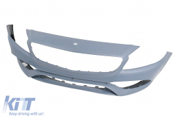 Stoßstange für Mercedes A-Klasse W176 2012-2018 Gitter MOPF A45 Design-image-6127830