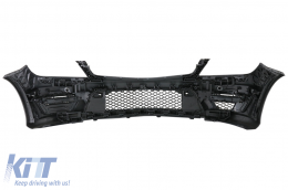 Stoßstange für Mercedes C W204 2012-2014 C63 Facelift-Look Scheinwerfer LED DRL-image-5998018