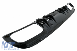 Stoßstange für Mercedes C W205 S205 14-18 Gitter Diffusor Schalldämpfer Tipps C63 Look-image-6078746