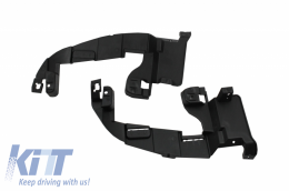 Stoßstange für Mercedes E Klasse W213 S213 Standard 16-19 E63 Look Diffusor Auspuffspitzen Schwarz Chrom-image-6055217