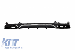 Stoßstange für Mercedes E Klasse W213 S213 16-19 E63 Look Diffusor Auspuff-image-6055234
