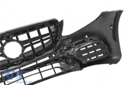 Stoßstange für Mercedes E W213 S213 C238 A238 2016-2019 E63 Look Kühlergrill Klappen-image-6092809