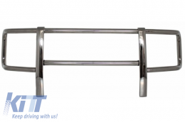 Stoßstange für MERCEDES G-Klasse W463 89-17 G65 Look Spoiler LED DRL Upper BullBar-image-6067691