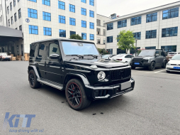 Stoßstange für Mercedes G-Klasse W465 2024+)G63-Design Kühlergrill Scheinwerferabdeckungen-image-6127438