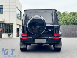 Stoßstange für Mercedes G-Klasse W465 2024+)G63-Design Kühlergrill Scheinwerferabdeckungen-image-6127439