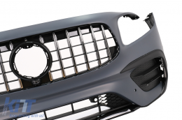 Stoßstange für Mercedes GLB X247 2019-2023 GLB 35 Design Kühlergrill Seitenfinnen PDC-image-6096859