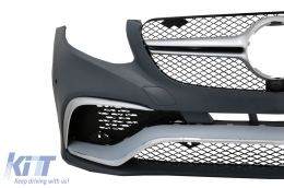 Stoßstange für Mercedes GLC X253 C253 SUV Coupé 15-19 63 Look Kühlergrill Gitter-image-6021294