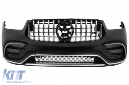 image-15-Stoßstange für Mercedes GLE SUV W167 GLE Coupé C167 2019–2023 M Design Kühlergrill