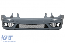Stoßstange für Mercedes W211 E-Klasse 02-09 Facelift Frontgrill Nebelscheinwerfer-image-6083489