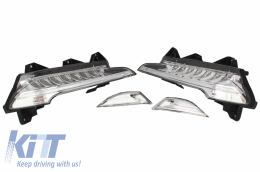 Stoßstange für Porsche 911 997 05-12 Umrüstung 991 GT3 Look LED DRL Seite Marker-image-6053533