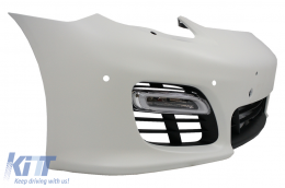 Stoßstange für PORSCHE 970 Panamera 10-13 Gitter DRL Lichter Turbo / GTS Design-image-6002994