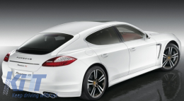 Stoßstange für Porsche 970 Panamera 10-13 Auspuff Tipps Gitter Turbo/GTS Look-image-6053758