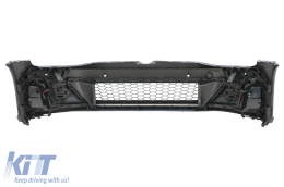 Stoßstange für VW Golf VII 7 5G 13-17 7,5 Seitengitter LED Nebelscheinwerfer GTI Look-image-6091339