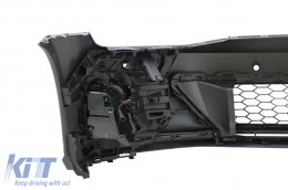 Stoßstange für VW Golf VII 7 5G 13-17 7,5 Seitengitter LED Nebelscheinwerfer GTI Look-image-6091340