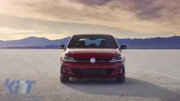 Stoßstange für VW Golf VII 7 5G 2013-2017 7.5 GTI-Optik Kühlergrill PDC SRA-image-6091347