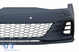 Stoßstange für VW Golf VII 7.5 17-20 LED Scheinwerfer Sequential Dynamic GTI Look-image-6044972