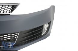 Stoßstange für VW Jetta Mk6 VI 2011-2014 Kühlergrill Nebelscheinwerfer GLI GTI Look-image-6023506