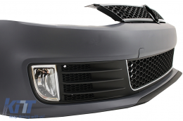 Stoßstange für VW Jetta Mk6 VI 2011-2014 Kühlergrill Nebelscheinwerfer GLI GTI Look-image-6023509