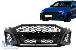 Stoßstange Kühlergrill für Audi A3 8Y 2020- Limousine Sportback RS3 Design SRA PDC-image-6104750