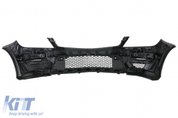 Stoßstange & LED DRL Scheinwerfer für Mercedes C W204 12-14 C63 Facelift Bi-Xenon-Look-image-6060459