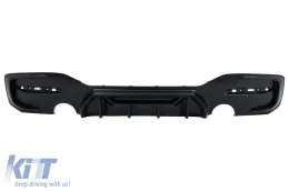 image-27-Stoßstange Luftverteiler Diffusor Zwilling Auslauf Einzel für BMW 1er F20 F21 LCI 15-19 Mattschwarz
