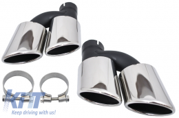 Stoßstange Luftverteiler für Audi A7 4G 10-14 Auspuff S7 Facelift Design-image-6003136
