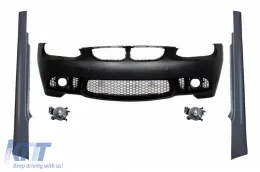 image-64-Stoßstange mit Projektoren für BMW 3er E92 E93 06-09 M3 Look Seitenschweller