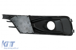 Stoßstange Niedriger Seite Gitter Abdeckungen für AUDI A6 C7 4G Facelift 15-18 Schwarze Edition-image-6071367
