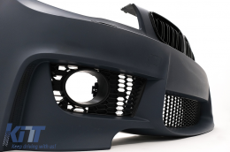 Stoßstange Nieren Gitter für BMW 1er E81 E82 E87 E88 2004-2011 1M Design Kühlergrill-image-6009117