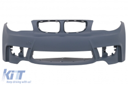 Stoßstange Nieren Gitter für BMW 1er E81 E82 E87 E88 2004-2011 1M Design Kühlergrill-image-6114913