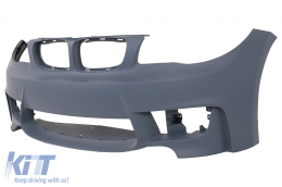 Stoßstange Nieren Gitter für BMW 1er E81 E82 E87 E88 2004-2011 1M Design Kühlergrill-image-6114914