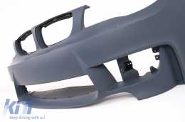 Stoßstange Nieren Gitter für BMW 1er E81 E82 E87 E88 2004-2011 1M Design Kühlergrill-image-6114916