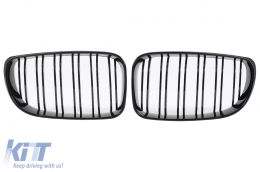 Stoßstange Nieren Gitter für BMW 1er E81 E82 E87 E88 2004-2011 1M Design Kühlergrill-image-6114918