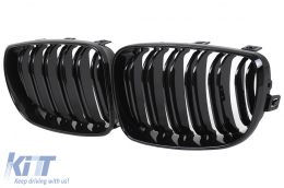 Stoßstange Nieren Gitter für BMW 1er E81 E82 E87 E88 2004-2011 1M Design Kühlergrill-image-6114919