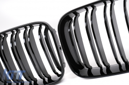 Stoßstange Nieren Gitter für BMW 1er E81 E82 E87 E88 2004-2011 1M Design Kühlergrill-image-6114920