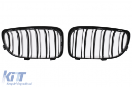 Stoßstange Nieren Gitter für BMW 1er E81 E82 E87 E88 2004-2011 1M Design Kühlergrill-image-6114921