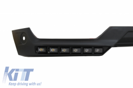 Stoßstange Spoiler LED DRL Extension Oberlippe für Mercedes W463 89-17 Schwarz-image-6043688