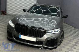 Stoßstange Spoilerlippe für BMW 7er G11 G12 LCI M Sport 02.2019+ Glänzend schwarz-image-6102120