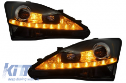 Stoßstange Spoilerlippe für Lexus IS XE20 06-13 IS F Facelift XE30 14+ LED Scheinwerfer-image-6022579