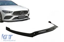 image-11-Stoßstange Spoilerlippe Für Mercedes CLA X118 C118 Sport Line CLA35 2019-2023 Glänzend Schwarz