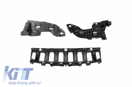 Stoßstangen Diffusor Auspuff für Mercedes C205 A205 14-19 C63 Ed 1 Look Schwarz-image-6047295