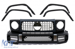 image-20-Stoßstangen für Mercedes G-Klasse W463 MOPF 18+ G63 Look Kühlergrill Radkästen