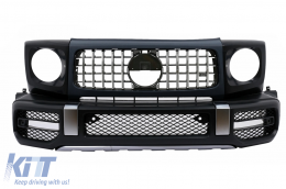 Stoßstangen für Mercedes G-Klasse W463 MOPF 18+ G63 Look Kühlergrill Radkästen-image-6105011